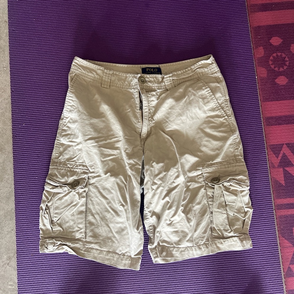 Polo by Ralph Lauren Men's Beige Cargo Shorts